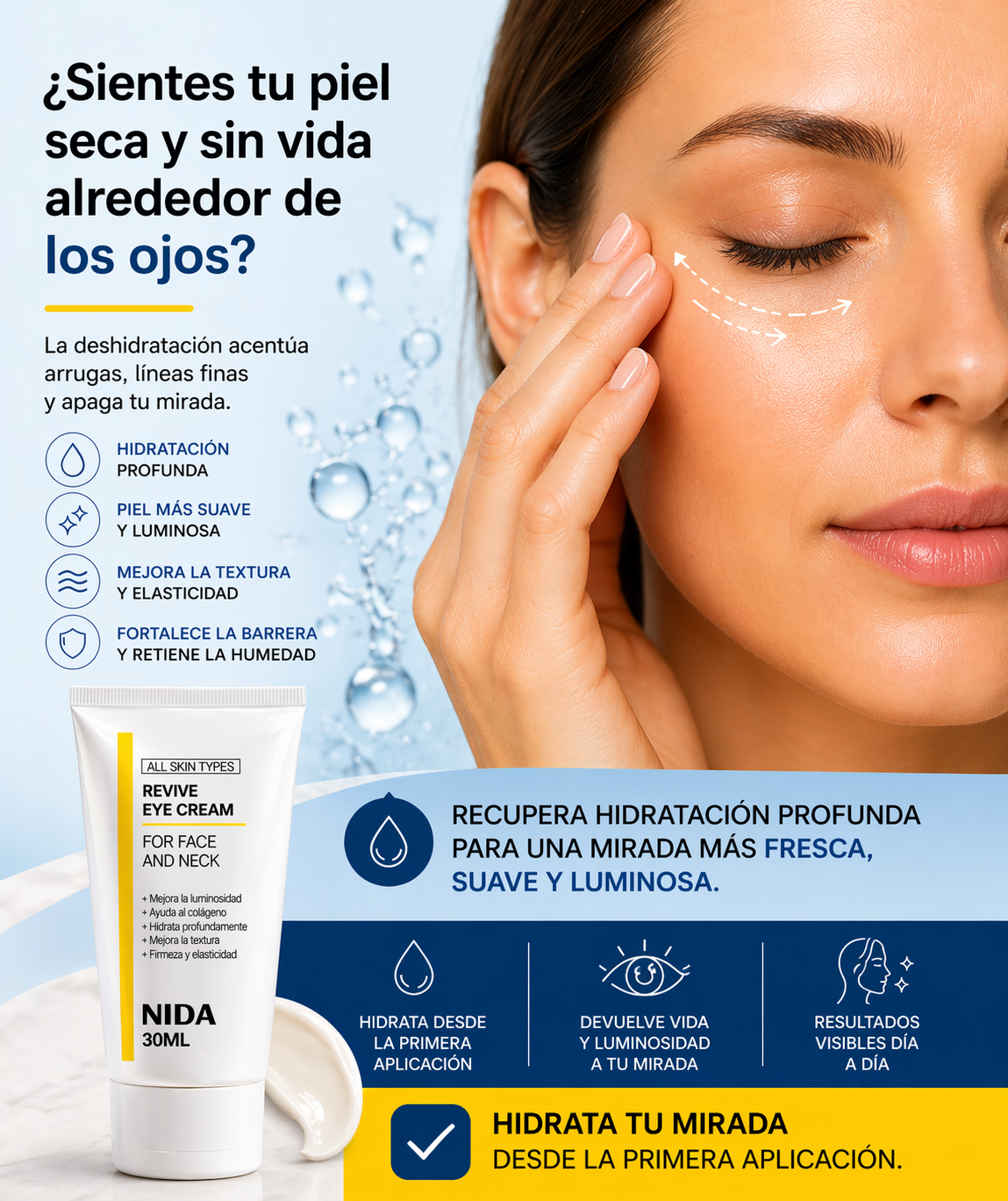 CREMA REVIVE NIDA PARA OJERAS Y BOLSAS